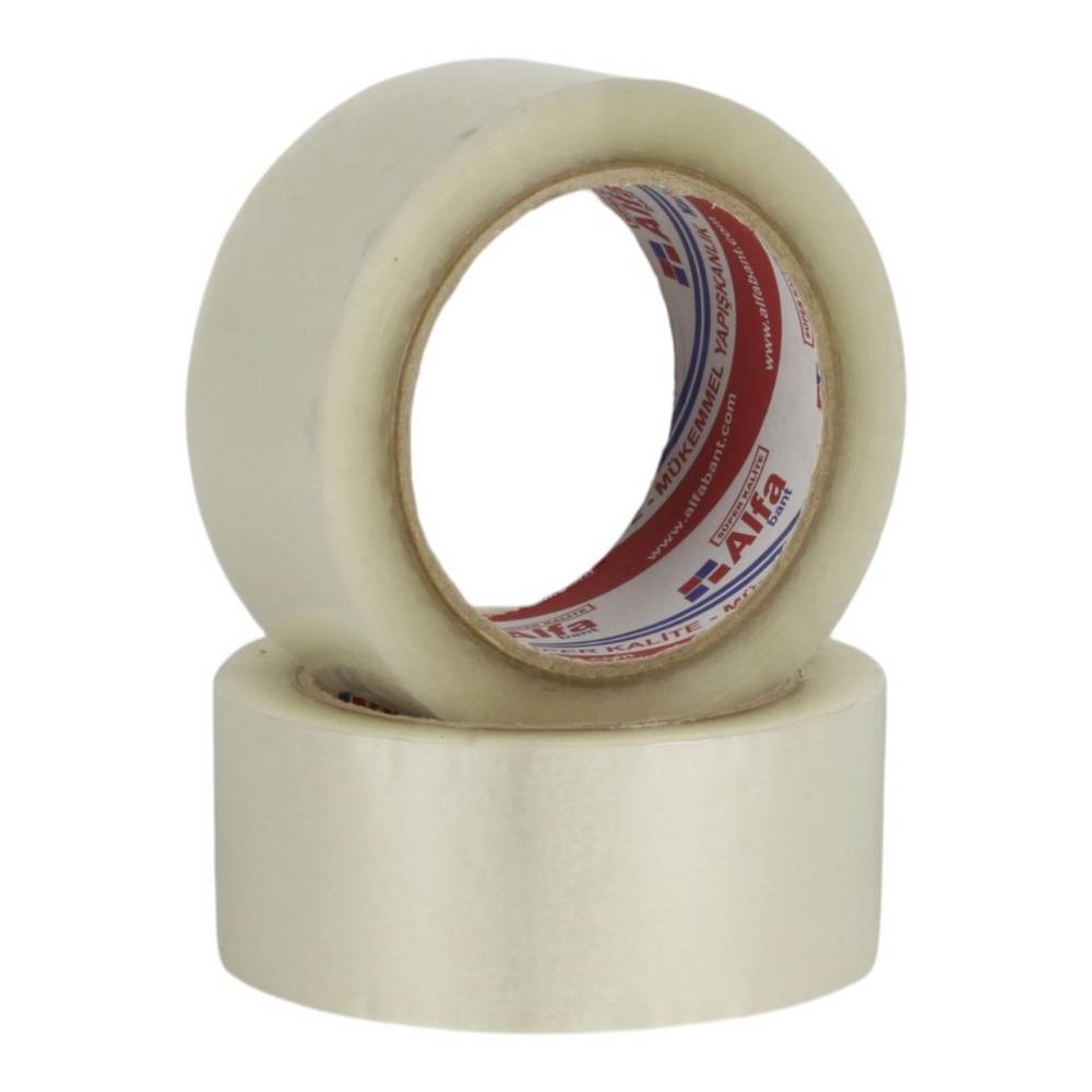 ALFA KOLİ BANDI 30 METRE x 45MM ŞEFFAF