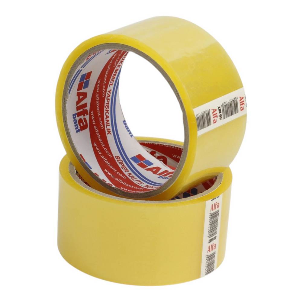 ALFA KOLİ BANDI 30 METRE x 45MM ŞEFFAF